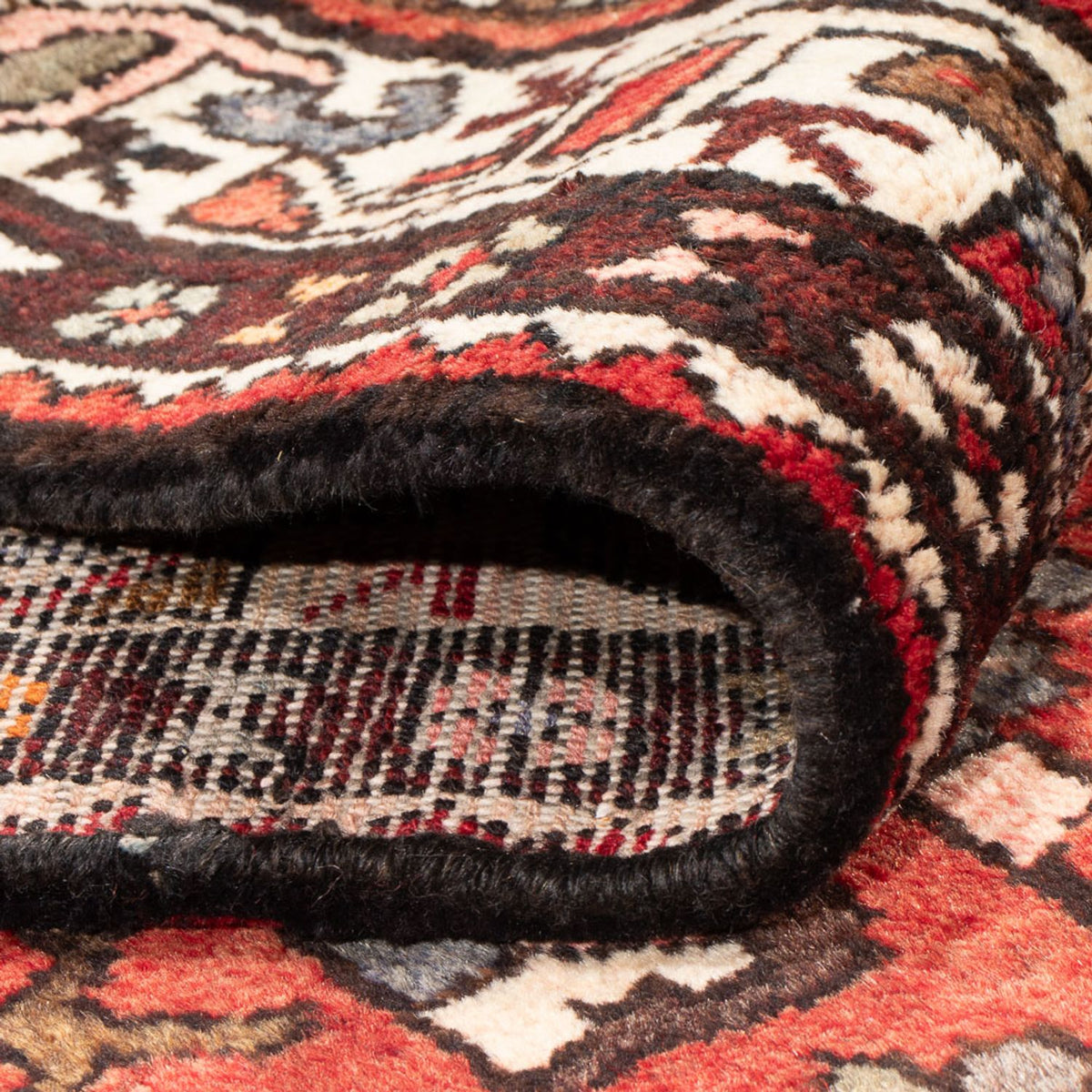 Tapis de couloir Tapis persan - Nomadic - 325 x 110 cm - rouge