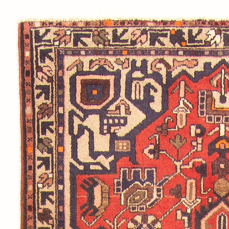 Tapis de couloir Tapis persan - Bidjar - 293 x 109 cm - rouge