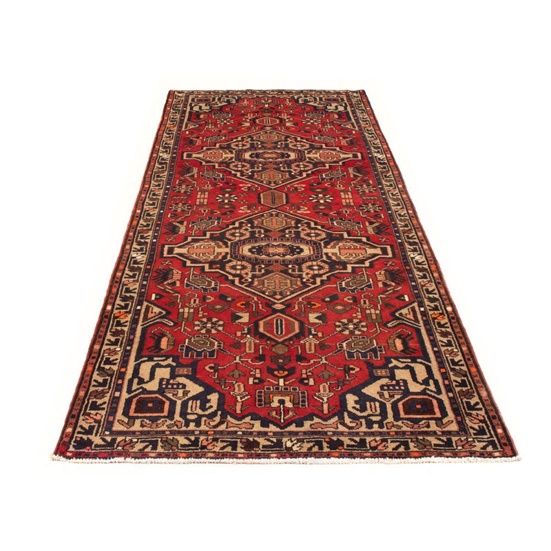 Tapis de couloir Tapis persan - Bidjar - 293 x 109 cm - rouge