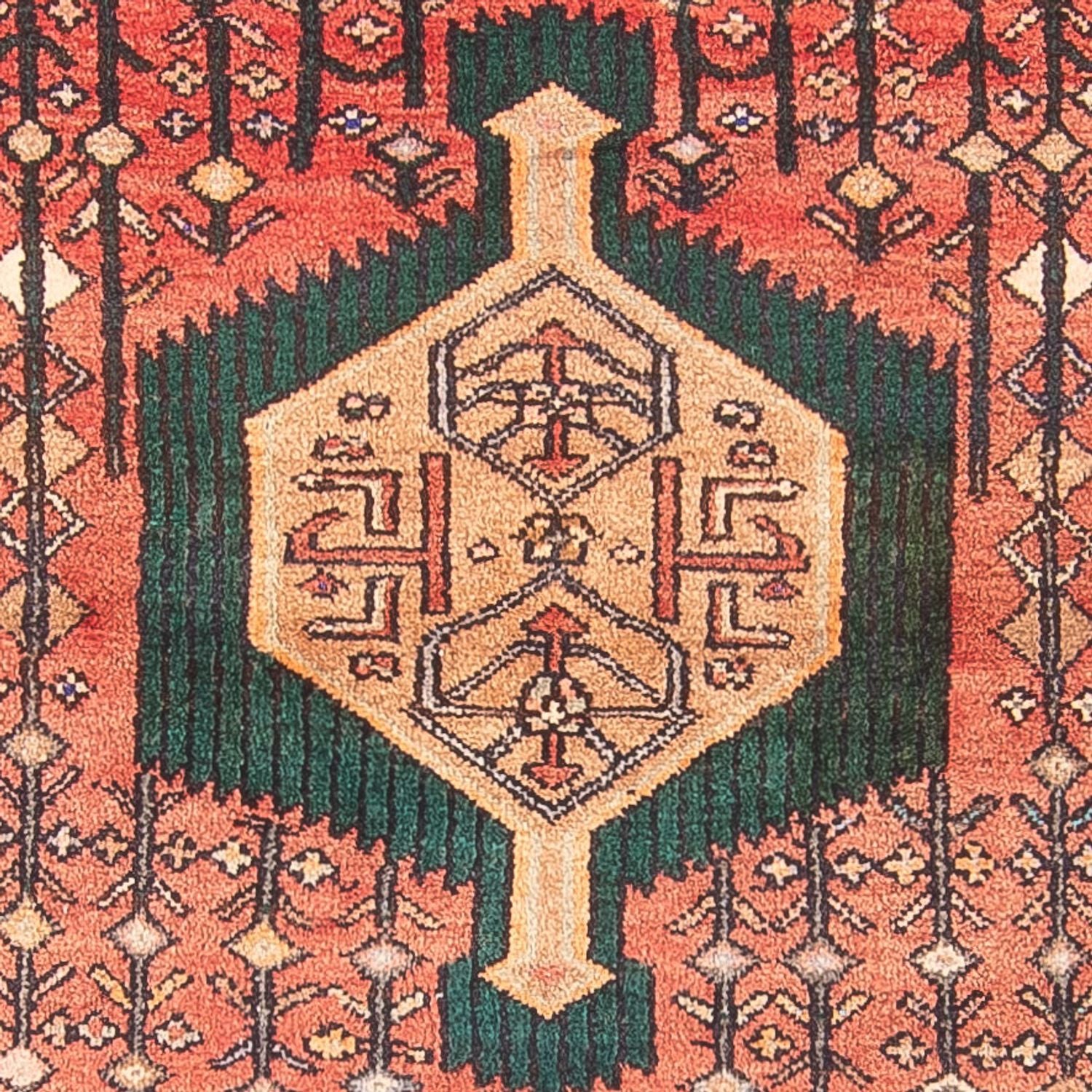 Tapis de couloir Tapis persan - Nomadic - 293 x 104 cm - rouge