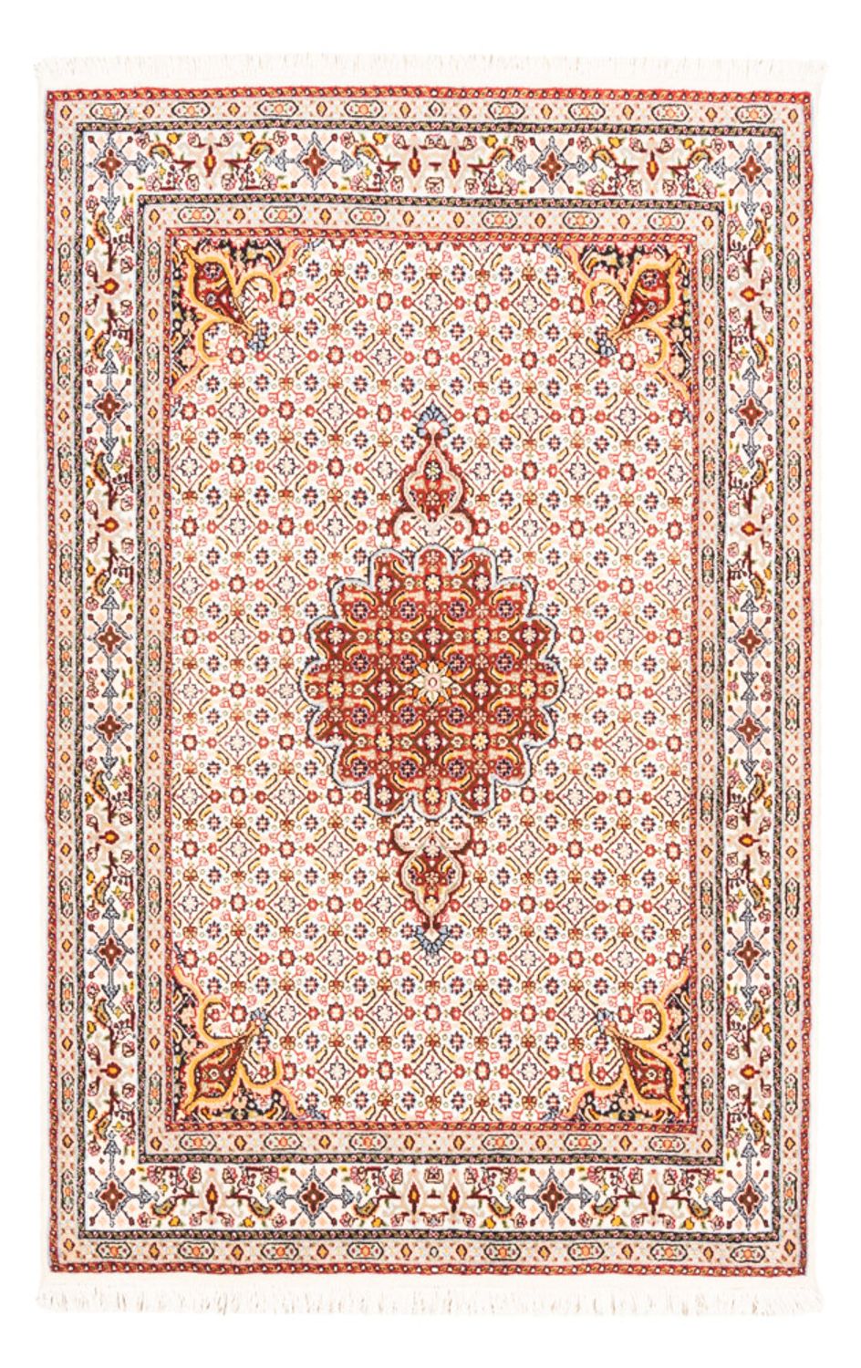Tapis persan - Classique - 145 x 96 cm - crème
