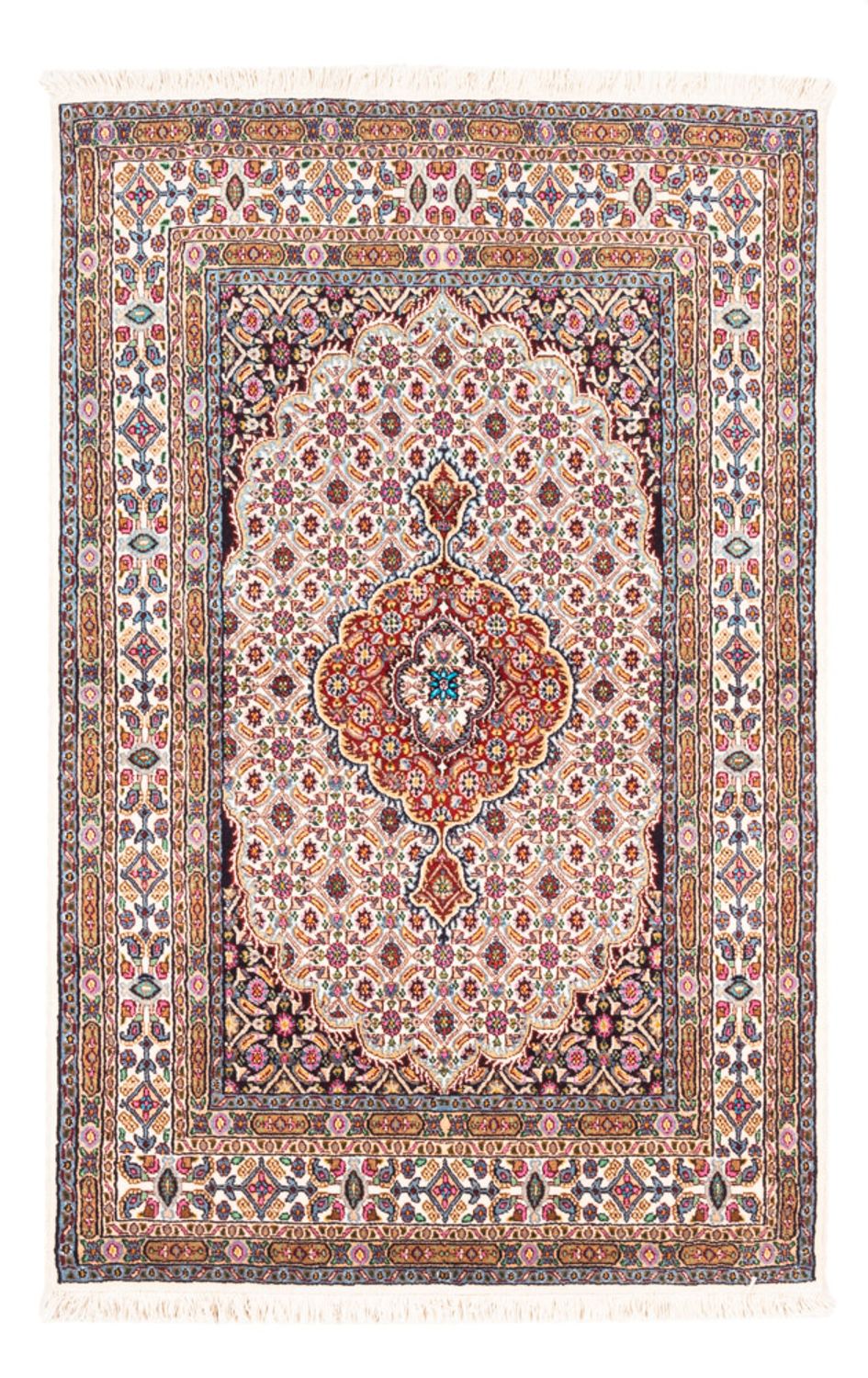 Tapis persan - Classique - 144 x 95 cm - crème