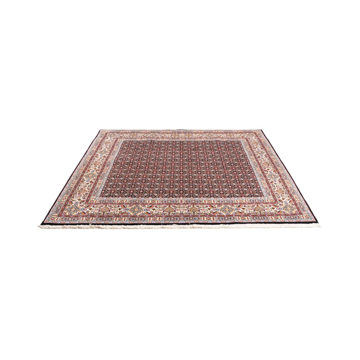 Tapis persan - Classique carré  - 195 x 193 cm - bleu foncé