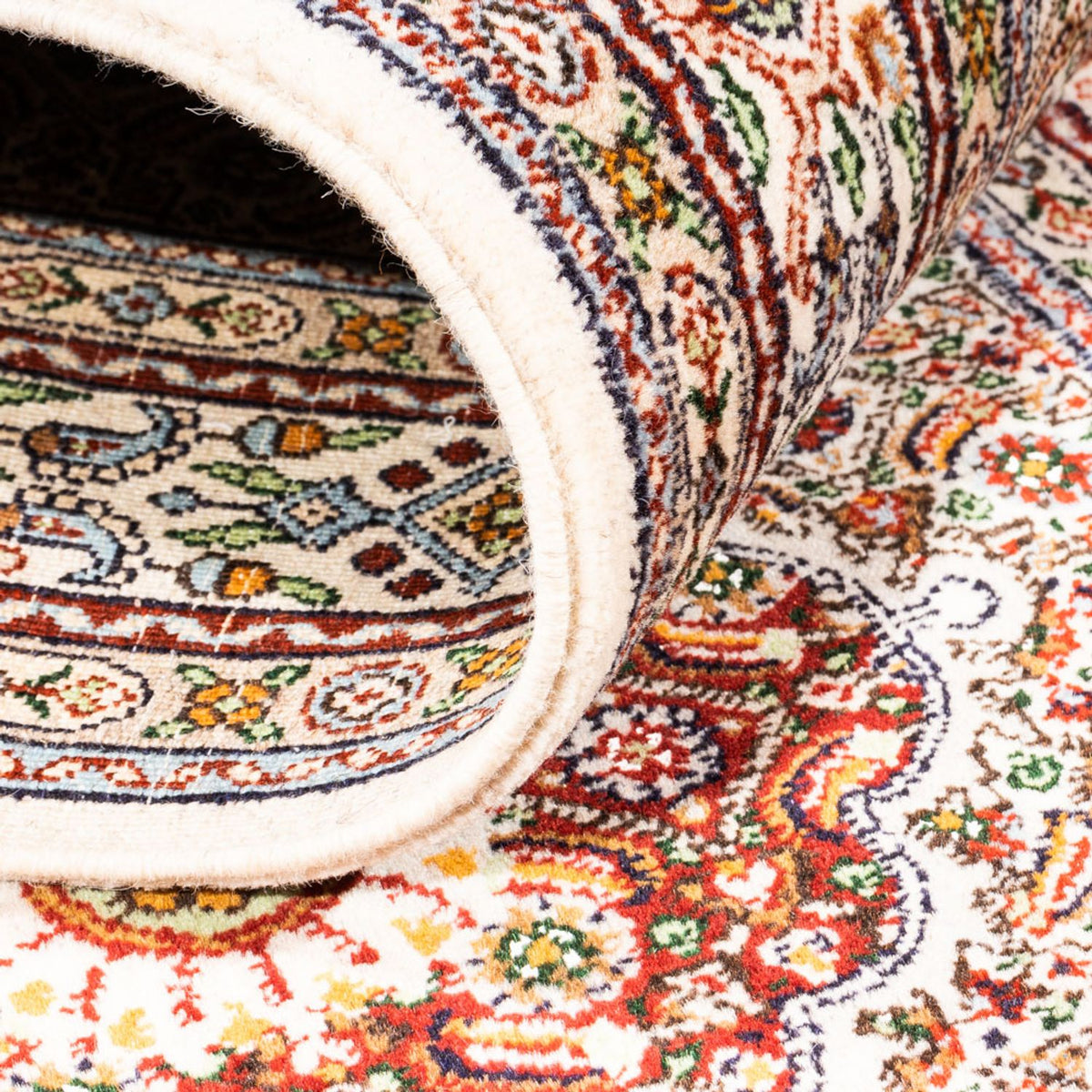 Tapis de couloir Tapis persan - Classique - 201 x 80 cm - crème