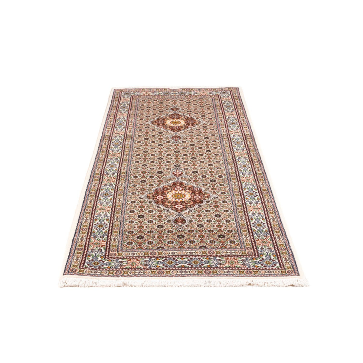 Tapis de couloir Tapis persan - Classique - 201 x 80 cm - crème