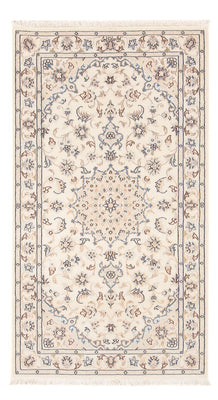 Tapis persan - Nain - Premium - 142 x 74 cm - crème