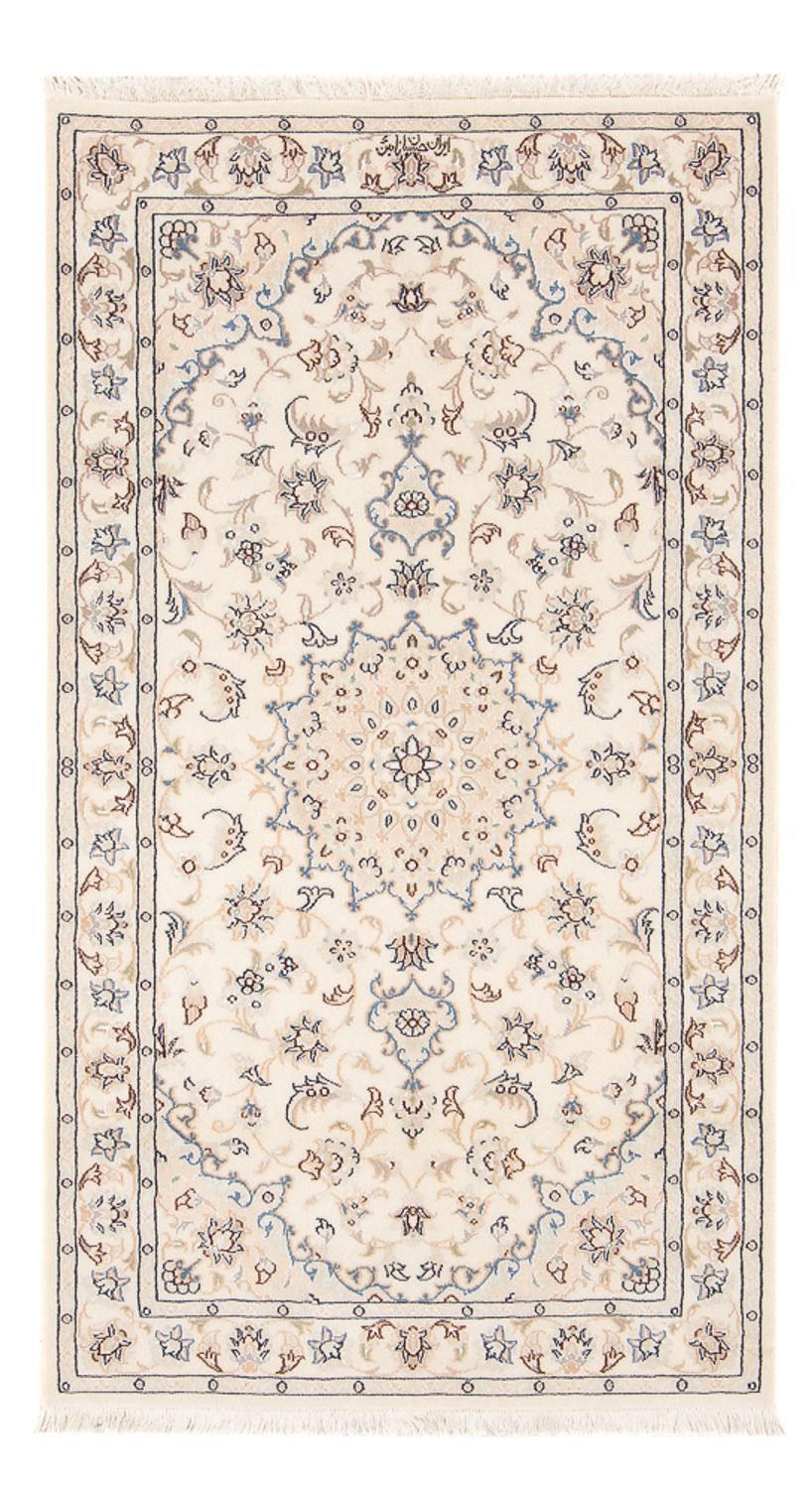 Tapis persan - Nain - Premium - 142 x 74 cm - crème