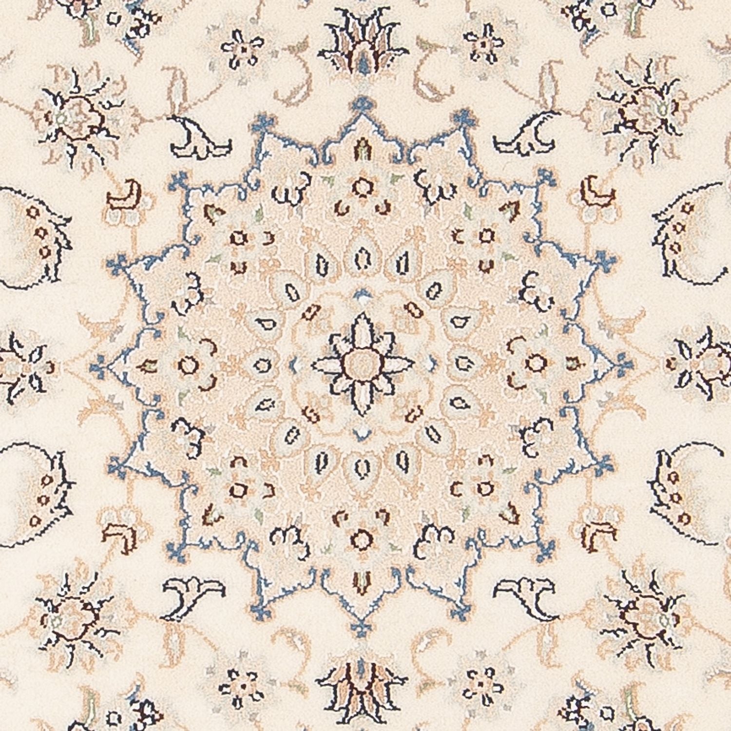 Tapis persan - Nain - Premium - 142 x 74 cm - crème