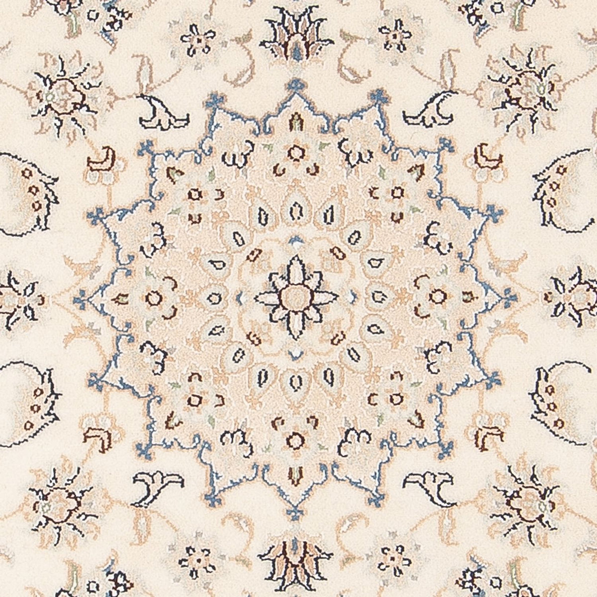 Tapis persan - Nain - Premium - 142 x 74 cm - crème