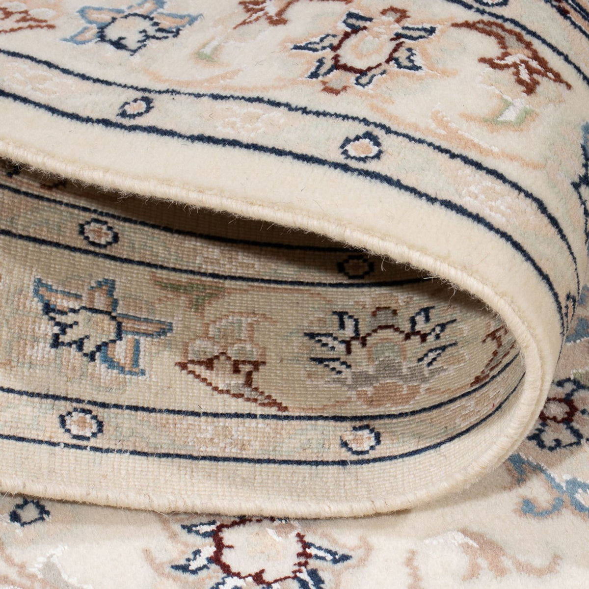 Tapis persan - Nain - Premium - 142 x 74 cm - crème