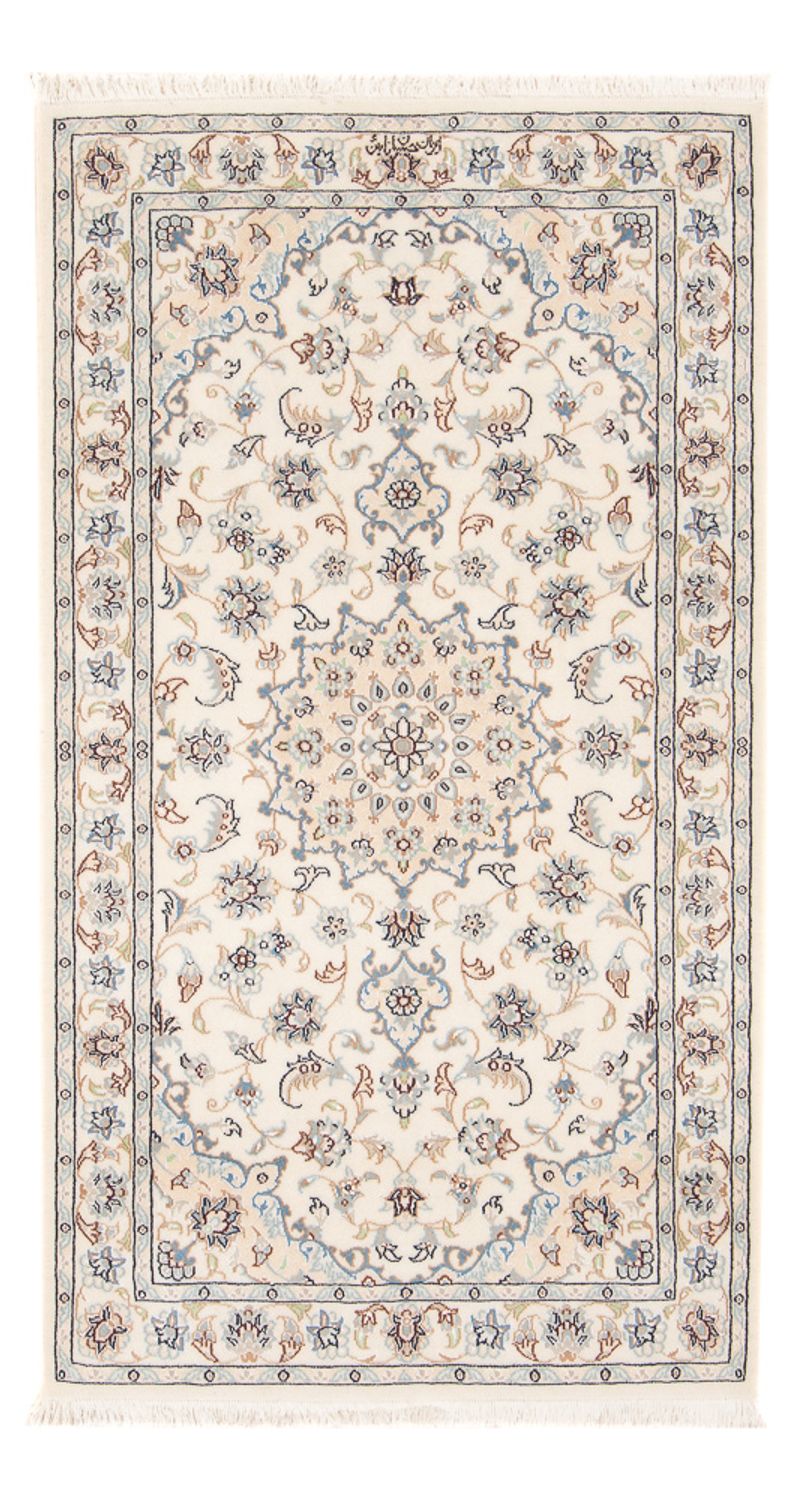 Tapis persan - Nain - Premium - 137 x 76 cm - crème