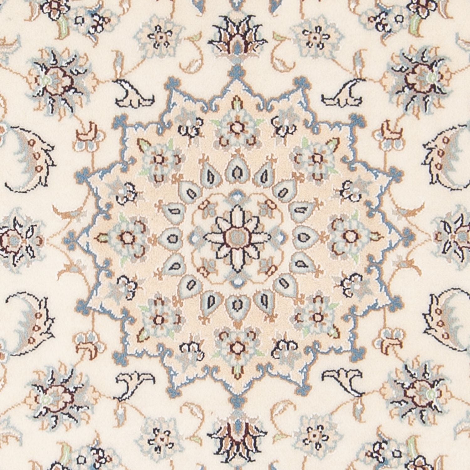 Tapis persan - Nain - Premium - 137 x 76 cm - crème