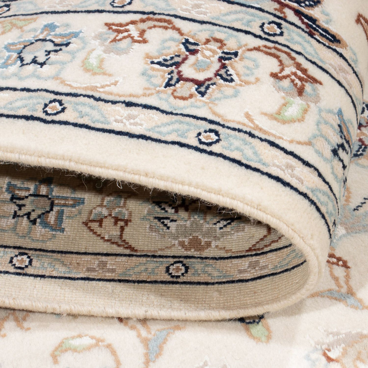 Tapis persan - Nain - Premium - 137 x 76 cm - crème