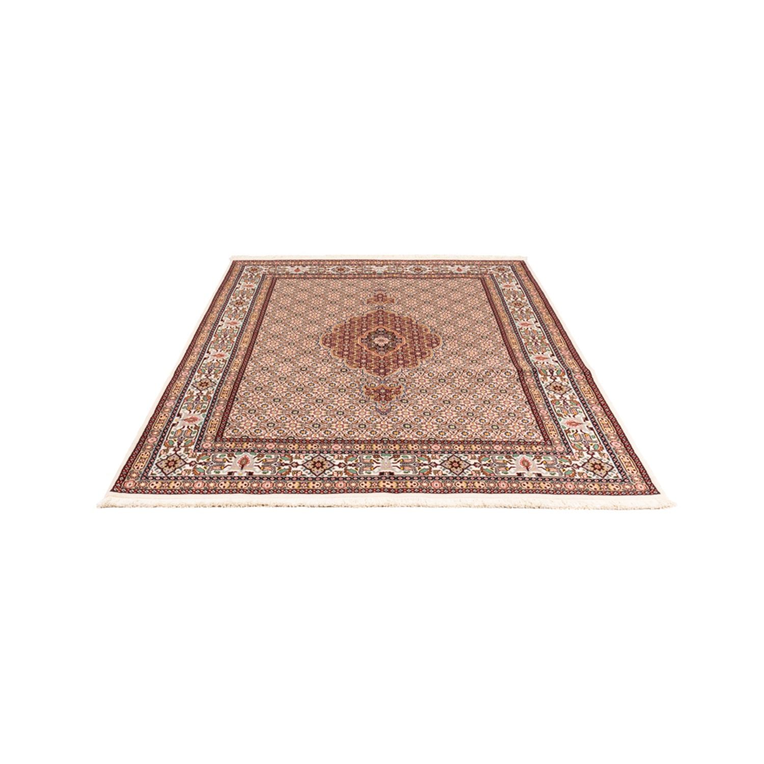 Tapis persan - Classique - 188 x 148 cm - crème