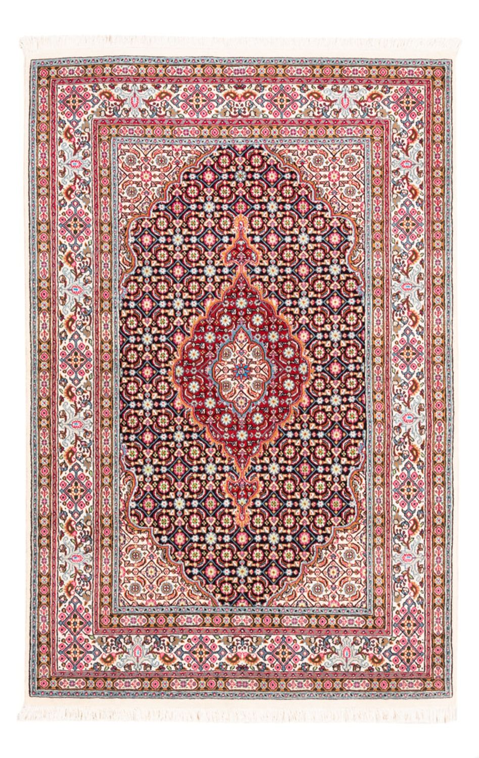 Tapis persan - Classique - 148 x 100 cm - bleu foncé