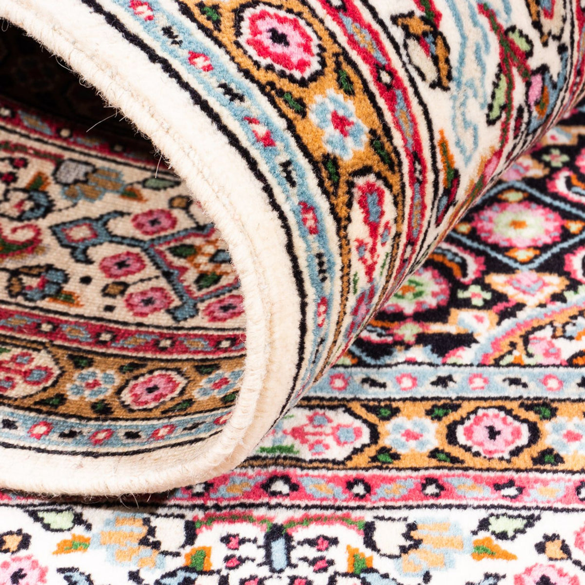 Tapis persan - Classique - 148 x 100 cm - bleu foncé