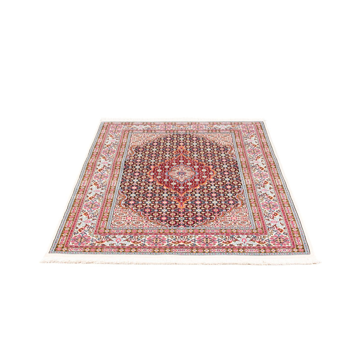Tapis persan - Classique - 148 x 100 cm - bleu foncé