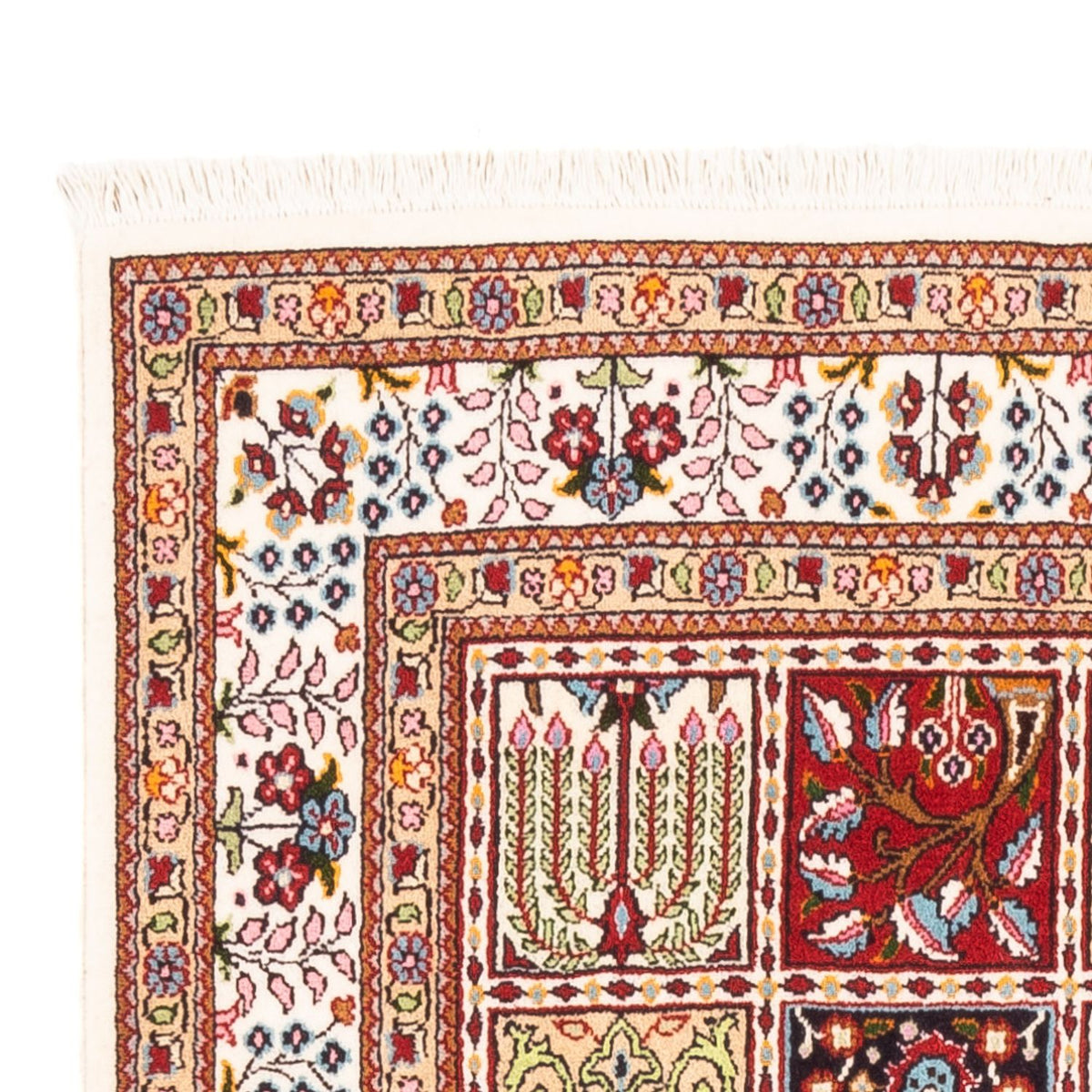 Tapis persan - Classique - 155 x 90 cm - crème