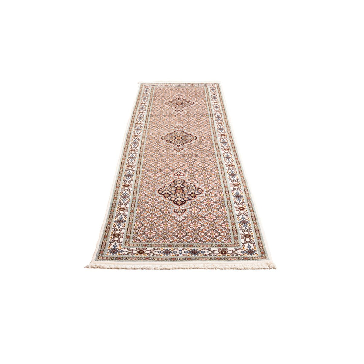 Tapis de couloir Tapis persan - Classique - 289 x 79 cm - crème