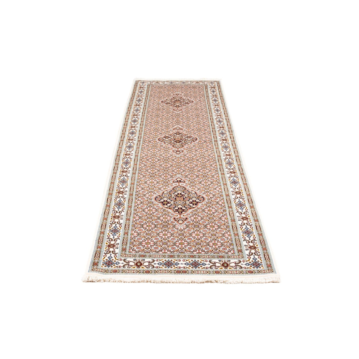 Tapis de couloir Tapis persan - Classique - 291 x 80 cm - crème