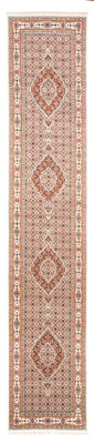 Tapis de couloir Tapis persan - Classique - 390 x 76 cm - crème