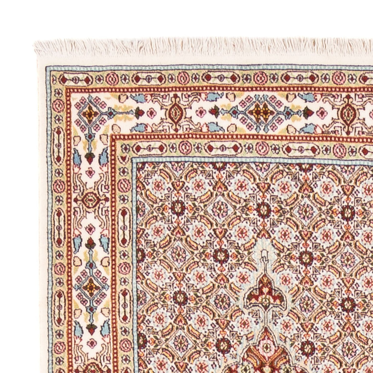 Tapis de couloir Tapis persan - Classique - 390 x 76 cm - crème