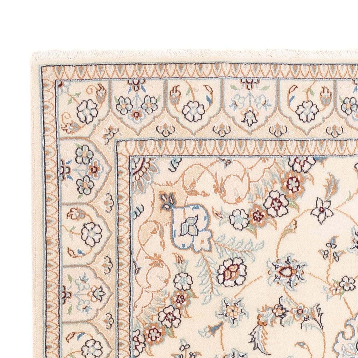 Tapis persan - Nain - Premium - 153 x 106 cm - crème
