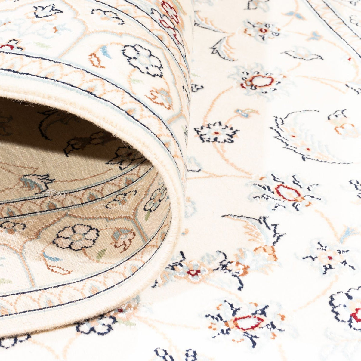 Tapis persan - Nain - Premium - 153 x 106 cm - crème