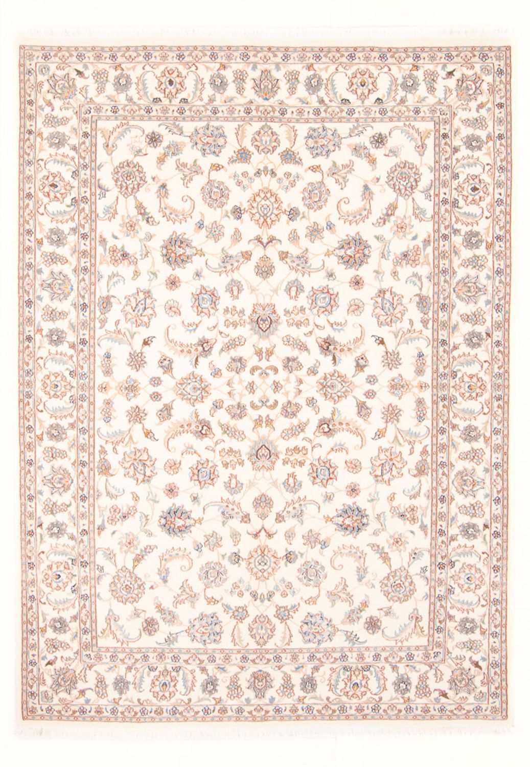 Tapis persan - Tabriz - Royal - 213 x 150 cm - crème