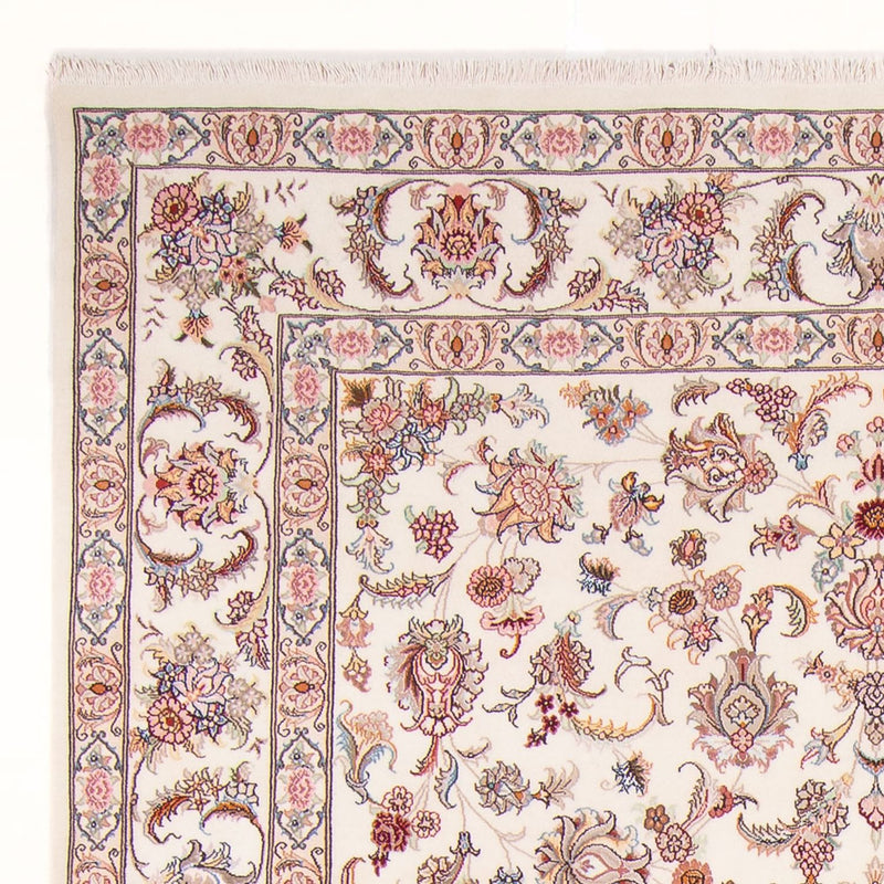 Tapis persan - Nain - Royal - 297 x 197 cm - crème