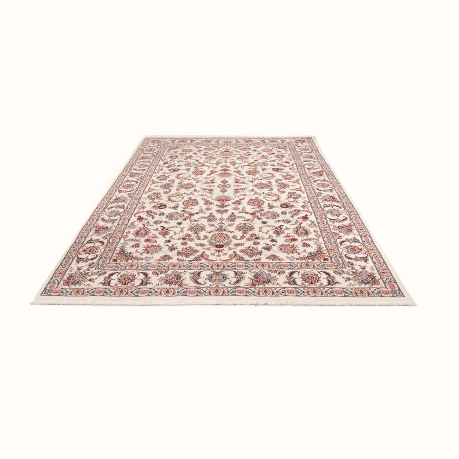 Tapis persan - Nain - Royal - 297 x 197 cm - crème