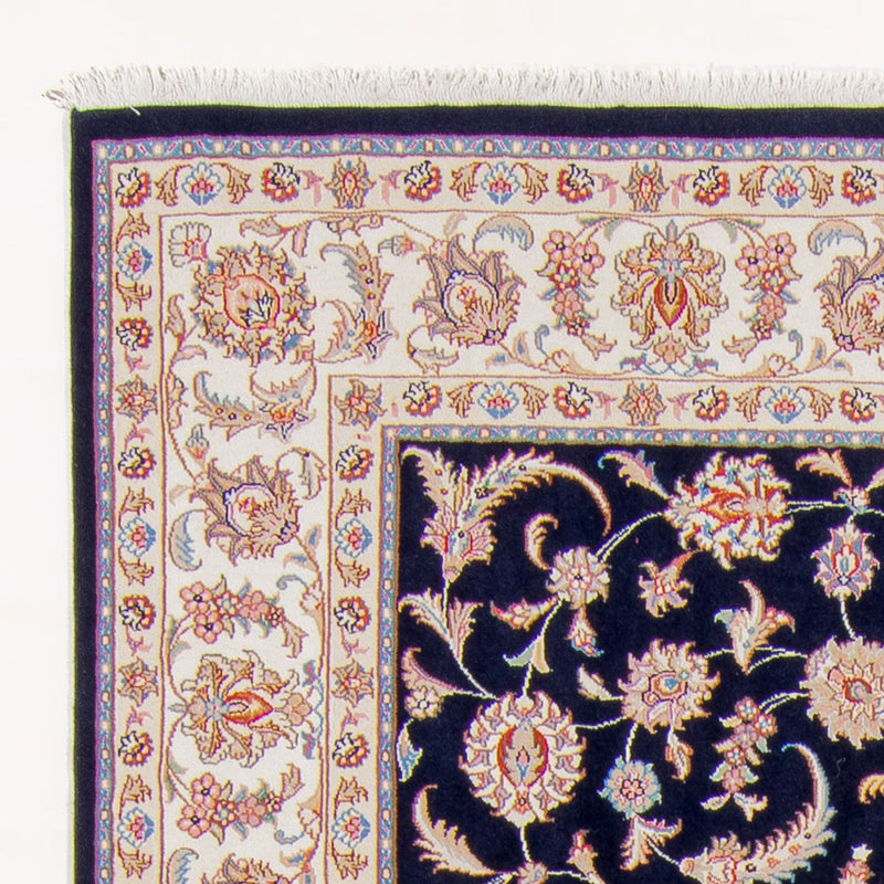 Tapis persan - Tabriz - Royal - 240 x 170 cm - bleu foncé