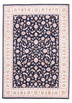 Tapis persan - Tabriz - Royal - 240 x 172 cm - bleu foncé