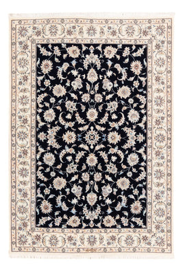 Tapis persan - Nain - Premium - 174 x 121 cm - bleu foncé
