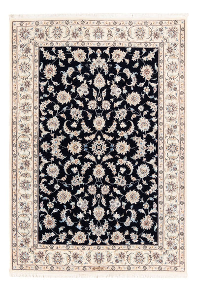 Tapis de Nain - 6La Tapis 121x174cm - Tapis persan - bleu foncé