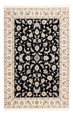Tapis persan - Nain - Premium - 178 x 120 cm - bleu foncé