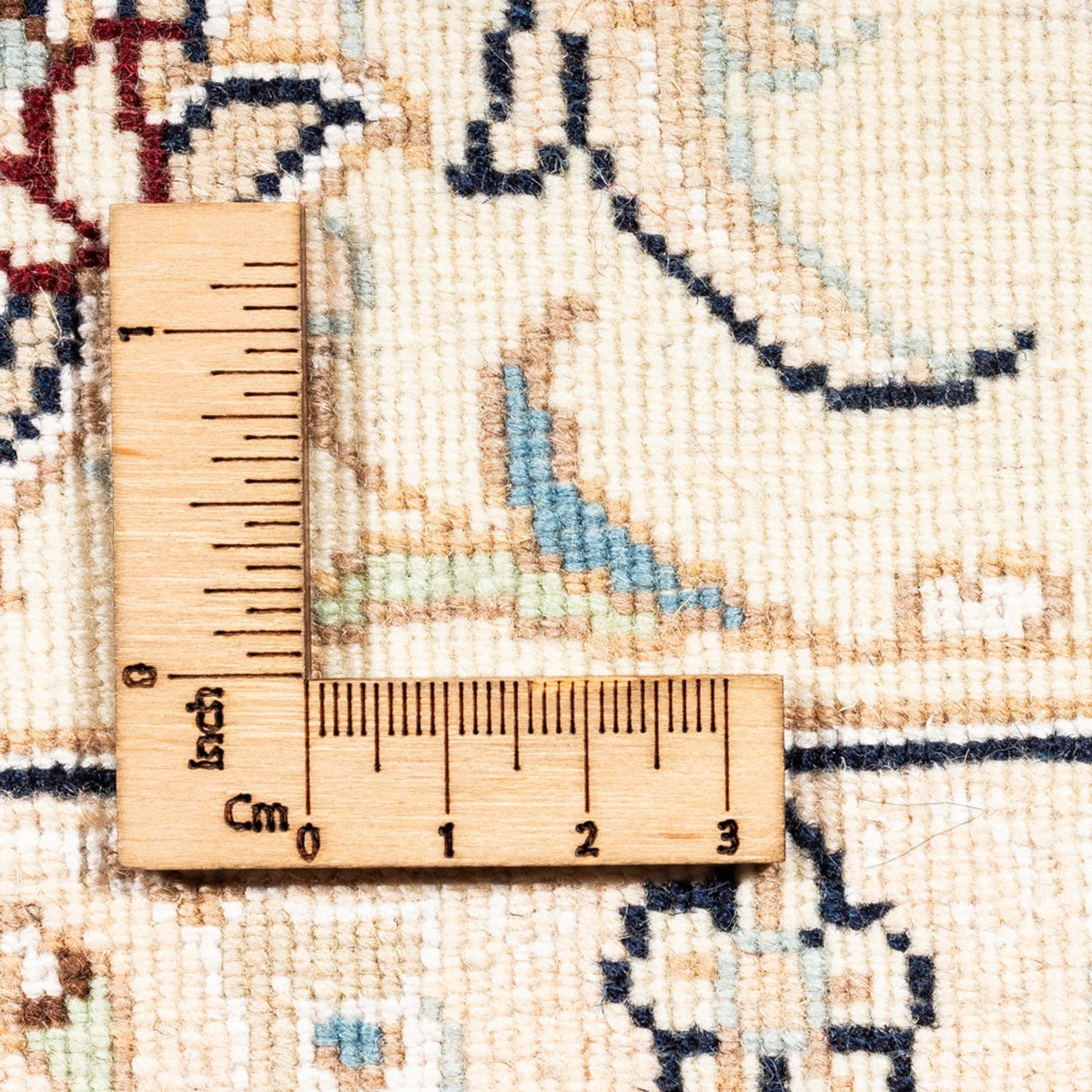 Tapis persan - Nain - Premium - 178 x 120 cm - bleu foncé