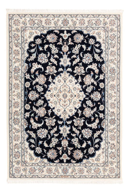 Tapis persan - Nain - Premium - 148 x 107 cm - bleu foncé