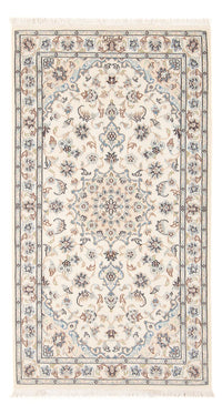 Tapis persan - Nain - Premium - 138 x 76 cm - crème