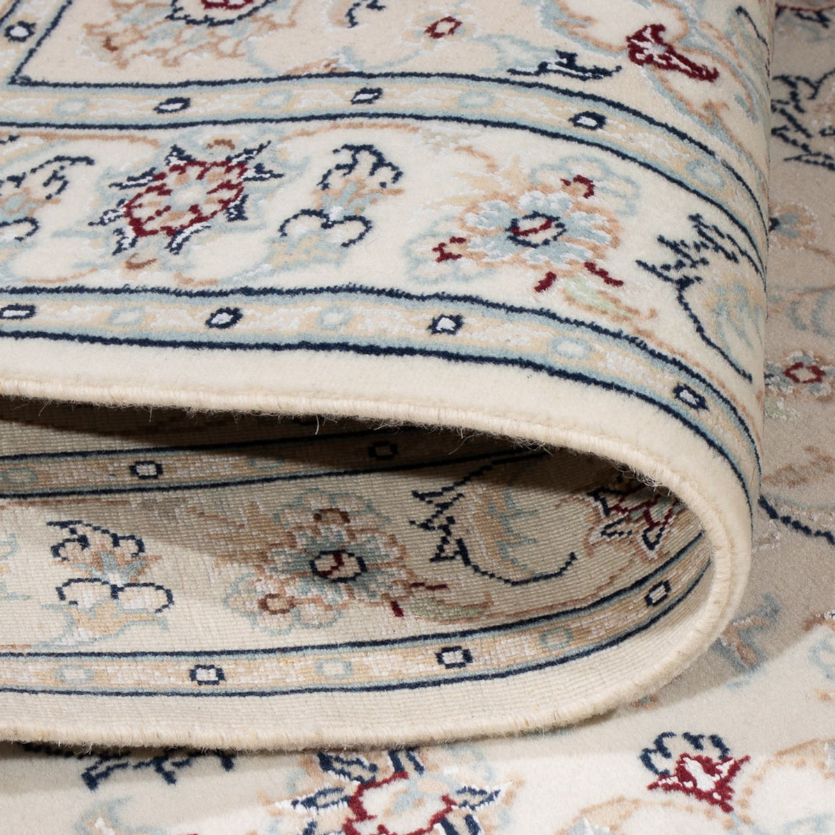 Tapis persan - Nain - Premium - 118 x 79 cm - crème