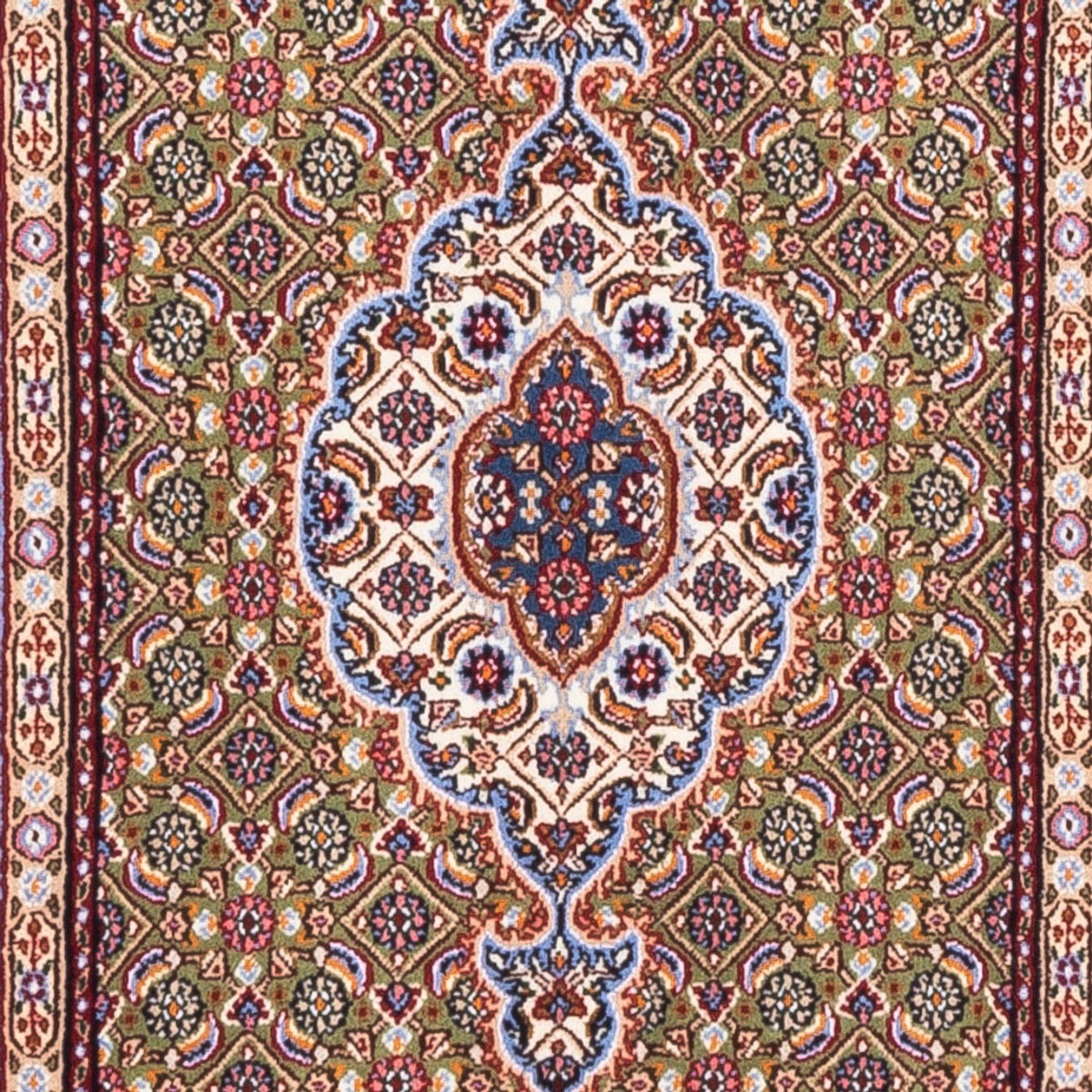 Tapis persan - Classique - Royal - 129 x 80 cm - vert