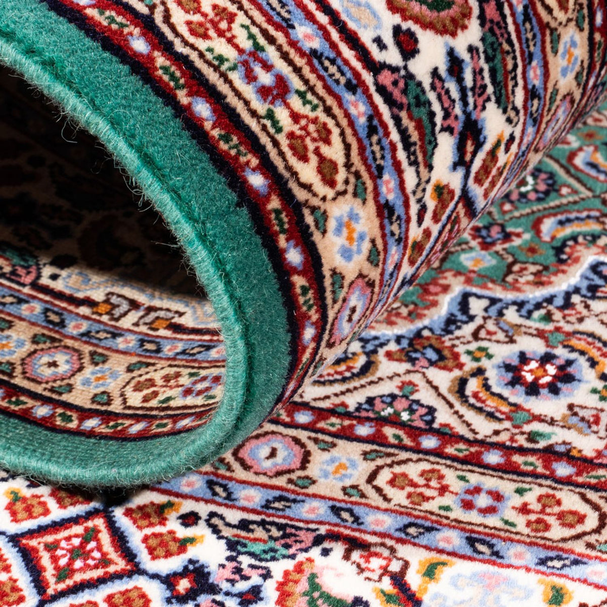 Tapis persan - Classique - Royal - 132 x 80 cm - vert clair