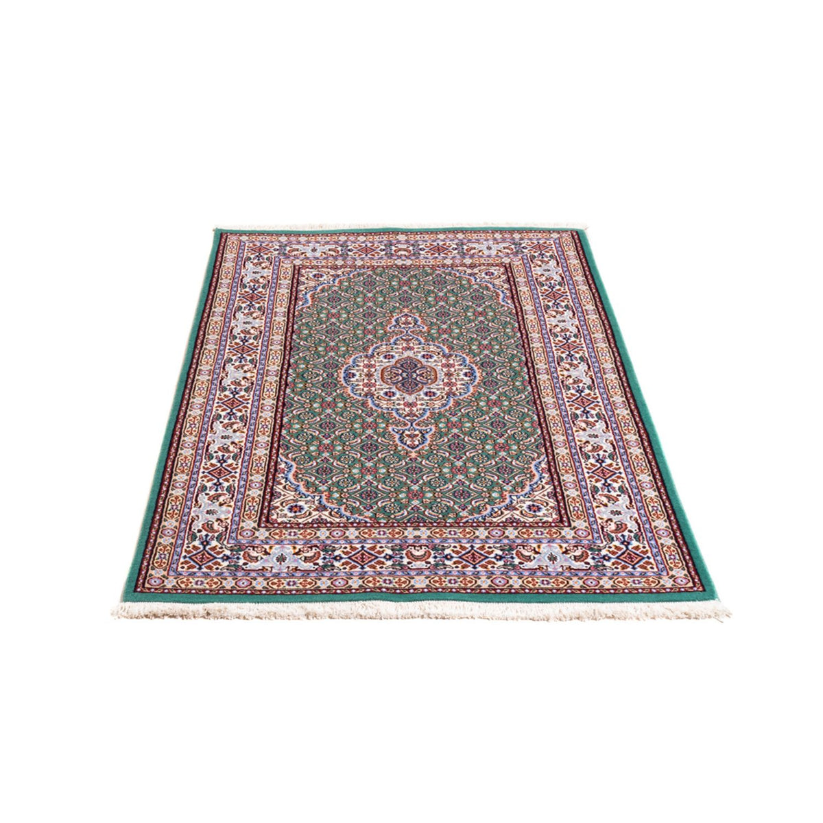 Tapis persan - Classique - Royal - 132 x 80 cm - vert clair