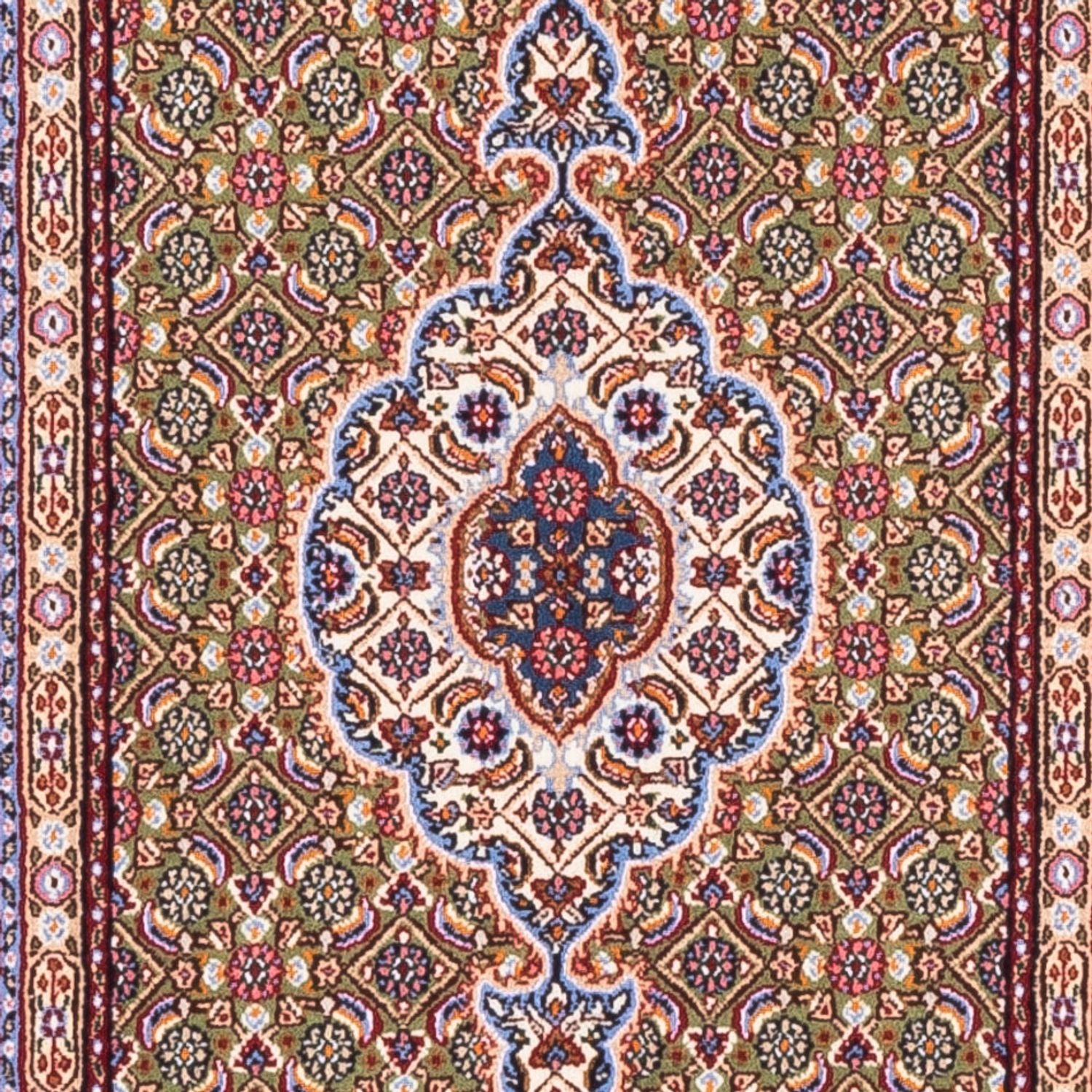 Tapis persan - Classique - Royal - 131 x 76 cm - vert