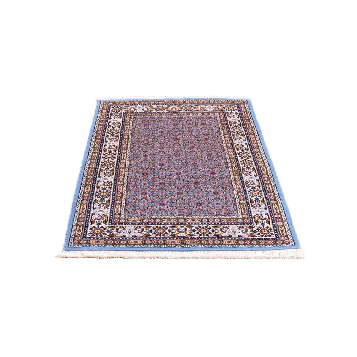 Tapis persan - Classique - Royal - 127 x 76 cm - bleu clair