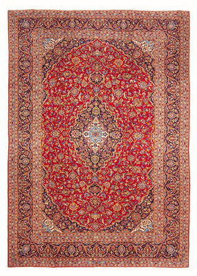 Tapis persan - Keshan - 288 x 206 cm - rouge