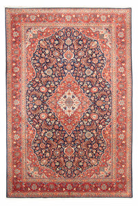 Tapis persan - Classique - 312 x 200 cm - bleu foncé