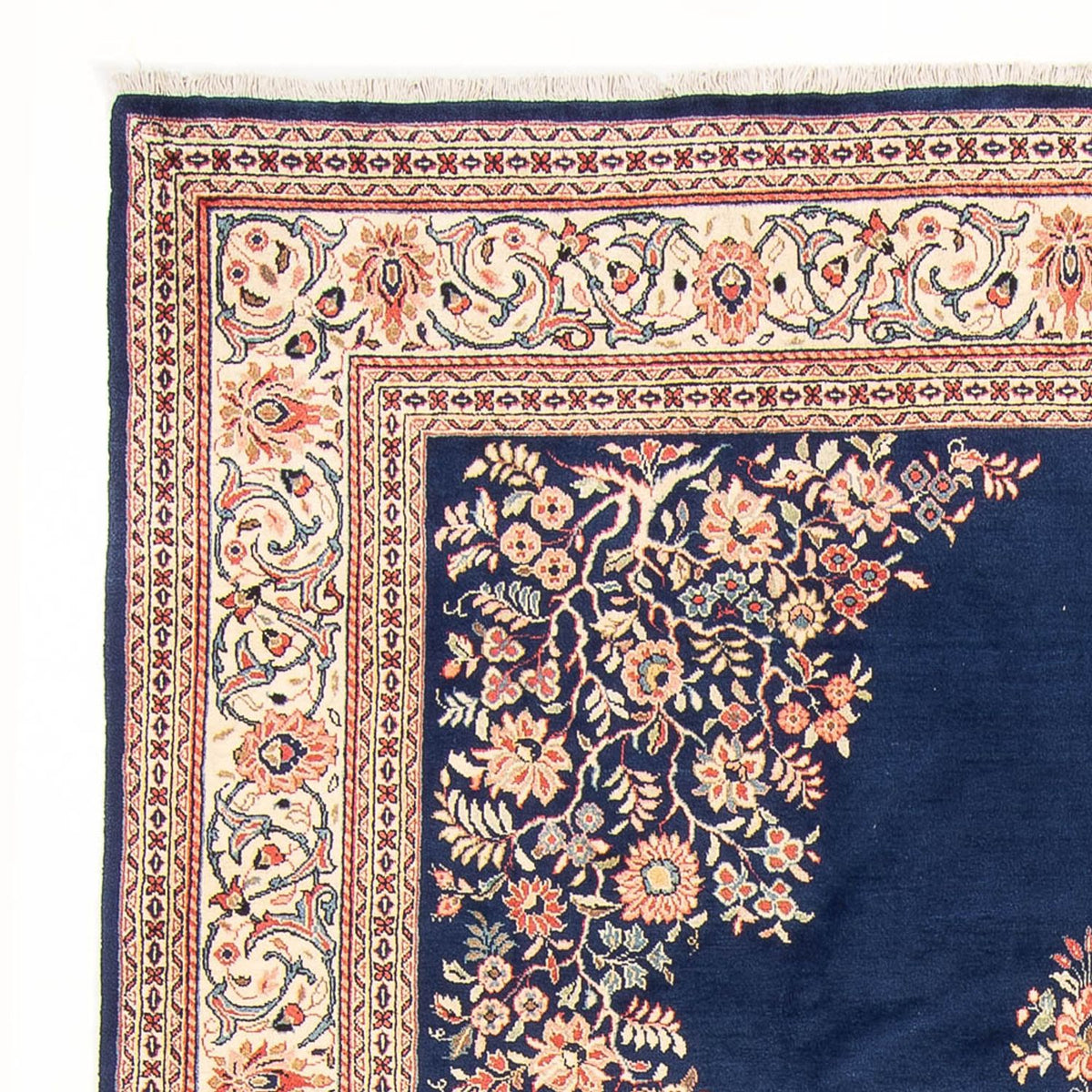 Tapis persan - Classique - 305 x 203 cm - bleu foncé