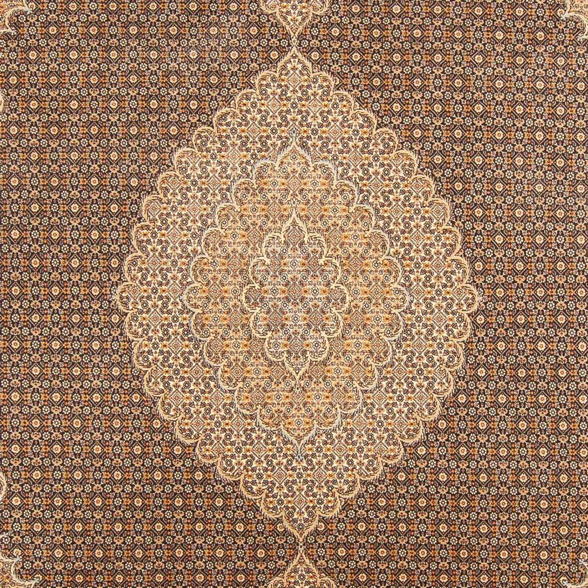 Tapis persan - Tabriz - Royal - 297 x 200 cm - bleu foncé