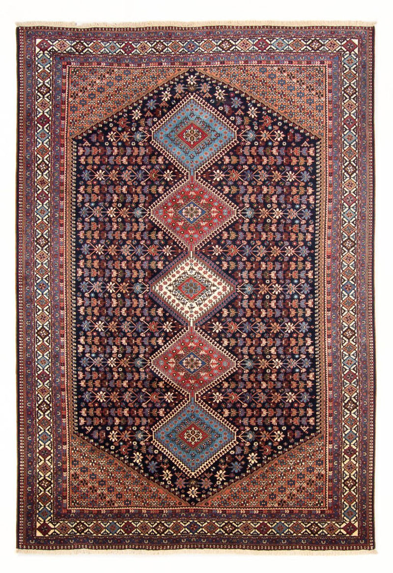 Tapis persan - Nomadic - 300 x 204 cm - bleu foncé